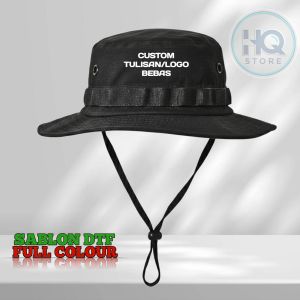 TOPI RIMBA CUSTOM SABLON LOGO/TULISAN BEBAS TOPI GUNUNG TOPI ADVENTURE TOPI RIMBA DEWASA TOPI HIKING TOPI CAMPING HUTAN TOPI CASUAL ELEGAN TERKINI TOPI RIMBA PRIA DAN WANITA