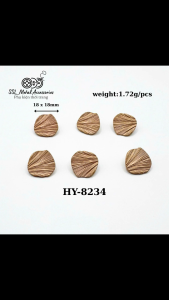 [Hàng mới] (5 cái) Nút áo cúc áo kim loại thiết kế hình vỏ thời trang mới HY-8234 #ssl_accessories