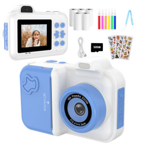 Kids Camera Instant Print Dual Lens Digital Camera For Children 1080P HD Video Record 32G Camera Boys Girls Christmas Gifts Toys