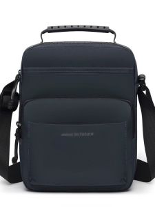 Trendy Mens Waterproof Nylon Bag with Multiple Pockets Casual Commuting Shoulder Crossbody Handbag Simple And Elegant