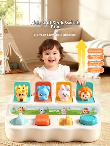 Cause & Effect Learning Toy For Infants Pop-Up Mechanism