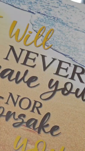 PCBS Spring Notebook with an inspirational Scripture-inspired design