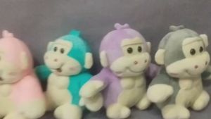 Boneka Gorila Duduk Sit Animal Gorilla Spandex Lucu Ukuran 7