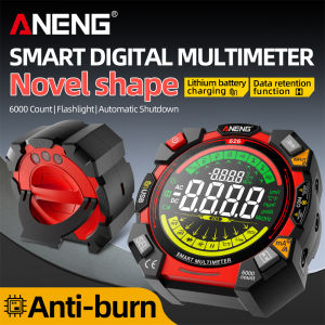ANENG | ANENG 626 Smart Digital Multimeter 6000 Counts True RMS USB Rechargeable Lithium Battery Anti-burn Multi Meter HD Backlight NCV