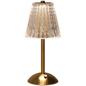 LED Crystal Diamond Bedside Lamp Touch Control Rechargeable Table Night Light High-end Atmosphere Light for Bedroom