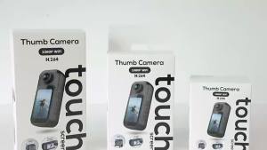 Camera Thể Thao Mini HD 4K Với Màn Hình Cảm Ứng 147 Inch WiFi 2.4G Ghi Hình Ngoài Trời 180 Độ ° Giá Đỡ Camera Xoay Góc Nhìn Người Thứ Nhất (POV) Đi Kèm