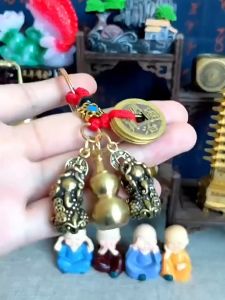 Gantungan Pixiu Kuningan Untuk Gantungan Kunci Gantungan Kunci Premium  Brass Keychain Gantungan Kunci Antik