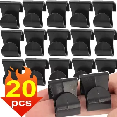 20Pcs Safe Car Passenger Hook Car Co-pilot Glove Box Hook Multi-Function Hidden Mini Storage Clips Seat Storage Organizer