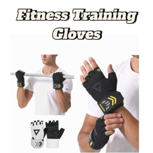 AOLIKES Fitness Training Gloves with Wrist Support | Anti-Slip Grip | Gym & Weightlifting Gloves【Luckyhome】