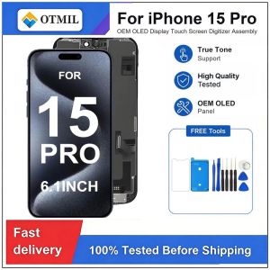 For IPhone 15 Pro OLED Screen Replacement Touch Screen Digitizer Assembly Repair Tools Kit Easy Installation Screen Protector