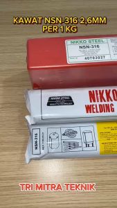 Kawat Las Baja Tahan Karat Nikko Steel NSN-316 2.6mm Per 1 KG