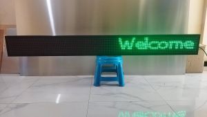 Running Text 2 Warna Merah Hijau 20x200cm Wifi Outdoor