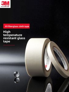 3M | Insulated Heat-Resistant Flame-Retardant Wear-Resistant Aging-Resistant Glass Fiber Tape 33m