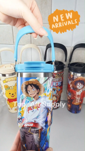 【READY STOCK✅】720ML & 900ML Cartoon Tumbler Stainless Steel Sus 304 Thermos Bottle Air Stainless Steel