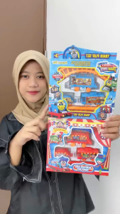 Mainan Anak Kereta Api CHANGEABLE TRAIN-MAN Mainan Rel Track Jalur Kereta Api Edukatif Warna Warni