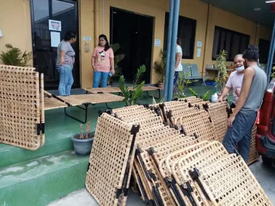 rattan Folding beds/Folding bed rattan