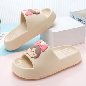 Cute Slippers Womens Outwear New Arrival Summer Thick Sole Shit Feeling Home Soft Bottom Non Slip Bath Eva Indoor Sandals