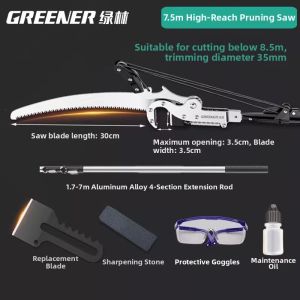 GREENER| Telescopic High-Reach Pruning Saw