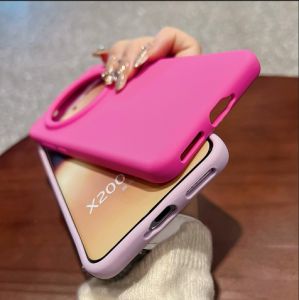 สำหรับ Vivo X200 Pro เคสขนาดเล็กของเหลวซิลิก้าเจลเคสครอบโทรศัพท์แข็ง