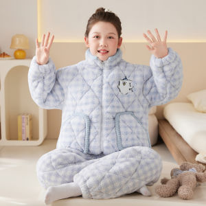 ANZHAOQI | Thick Warm Flannel Girls Pajamas