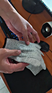 Sarung Tangan Keselamatan Tahan Goresan Pisau SAFETY Clean Power EN388