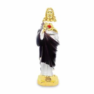 JESUS SMALL - Beautiful & Antique Finish PURE 24kt GOLD PLATED IDOL - AARYA24KT - Size: 14.5cm x 4.8cm - The Saviour
