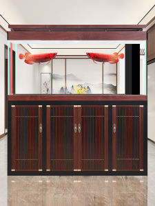 Large Ultra-clear Professional Screen Partition Aquarium Freshwater Fish Tank with Bottom Filtration System