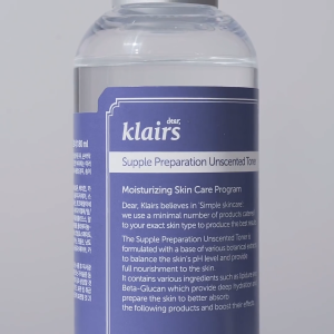 DearKlairs Supple Preparation Unscented Toner 180ml โทนเนอร์เพิ่มความชุ่มชื้นบางเบาเพื่อผิวสมดุล