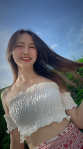 กระโปรงพันพู่ หรือใส่เป็นเสื้อคล้องคอได้ ผ้าเมมเบิด เบาสบาย - ราคาล่าสุดในอุตสาหกรรม