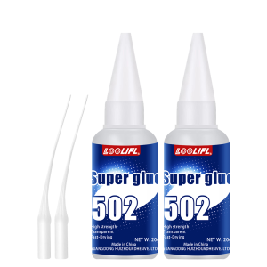 502 Super Glue High Strength Strong Bond Universal Clear Cyanoacrylate Glue for DIY Repairs Crafts Household & Industrial Use