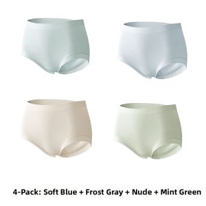 Antibacterial Large Size Seamless Stretch Mid-Waist Triangular Pants