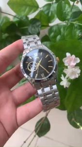 Đồng Hồ Cơ Nam Orient OR1847 Dây Thép Không Gỉ Đúc Lộ Cơ Cao Cấp