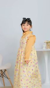 Salma Setelan Overall Anak Perempuan Elegan Murah - Model Terbaru Korean Style