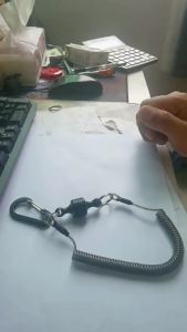 Magnetic fishing anti-loss rope carp fishing tools accessories Outdoor fishing goods quick-release strongagnetic portable buckle