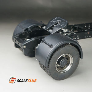 Rc Scaleclub 1/14 Single Axle Fender Trailer Truck Dump Truck Model For Tamiya  Lesu For Scania Man Actros Volvo Car Parts