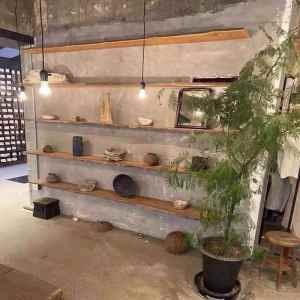 MEISITEKEKE | Wall-mounted Wooden Shelving Unit