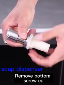 Kitchen Sink Liquid Soap Dispenser Detergent Dispenser With 1M Silicone Hose Tube