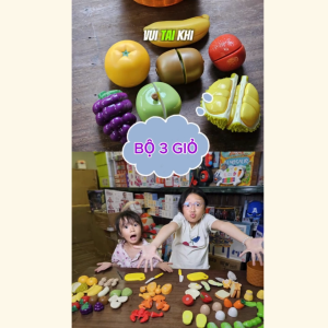 Đồ Chơi Cắt Trái Cây Rau Củ Hoa Quả Đồ Chơi Nấu Ăn Bóc Dán Rau Củ Hoa Quả Cho Con Luyện Kỹ Năng - Shopcuabe