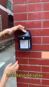 Lampu Taman Tenaga Surya 100LED 30LED / Lampu Solar Sensor Wall Light Model Tancap / Lampu Tangga /Lampu Solar Model Rumah