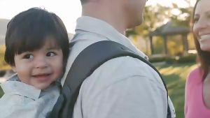 JuJu Mall Flip 4-in-1 baby Carrier (Classic Grey)