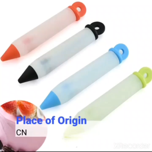 PEN TULISAN DEKORATION SPUIT SUNTIKAN SILICONE UNTUK CREAM CAKE KUE
