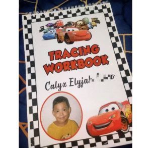 Tracing Activity Book Personalize A4 & A5 size 70pages