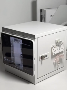 Desktop Safe Box Password Lock Storage Cabinet for Student Dormitory Home office
