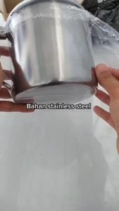 Oil Pot Gelas Saringan Minyak Dengan Tutup Bahan Stainless Steel GSF