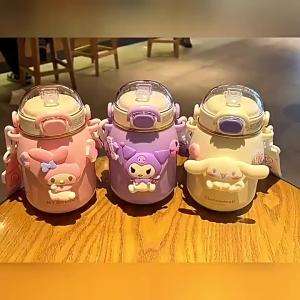 Sanrio | Bình Giữ Nhiệt Có Giấy Phép Thương Hiệu Sanrio Dành Cho Học Sinh Tiểu Học Nữ Dễ Thương Chất Liệu Cấp Thực Phẩm 316 Cách Nhiệt Chống Rò Rỉ Bình Nước Di Động