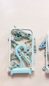 Jemuran Gantungan 12 Jepitan Sendok Handuk BH CD Hanger Multifungsi