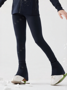 JOLLY BEAN | Velvet Soft Highly Elastic Comfortable Rhinestone Ice Skating Pants