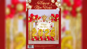 Happy New Year Decoration Balloon Set for Festive Party Supplies Perfect for New Years Day Celebrations & Easy to Use Party Supplies