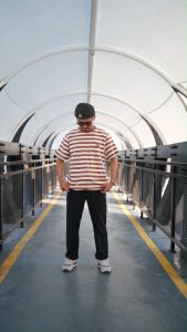 Rown Division Kaos Stripe Macarena Brown Cream