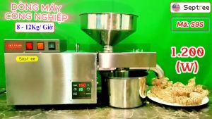 Máy ép dầu thực vật NÓNG và LẠNH công nghiệp dùng trong gia đình nhà hàng thương hiệu Mỹ cao cấp Septree S9S 1600W - Hàng Chính Hãng